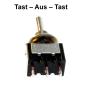 Preview: Mini Kipp-Taster 3polig Funktion Tast-Aus-Tast max. 3A / 250V + 6A / 125V