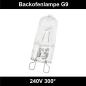 Preview: Backofenlampe 40W Halogen G9 Sockel 240V