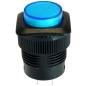 Preview: Drucktaster - Klingeltaster mit LED Beleuchtung Blau Beleuchtet Typ R1394B/B