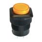 Preview: Drucktaster Klingeltaster mit LED Beleuchtung Orange Beleuchtet Typ R1394