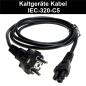 Preview: Netzkabel IEC-320-C5 mit Netzstecker 230V 10A  Kleeblattstecker