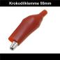 Preview: Krodil Klemme 55mm lang  rot isoliert