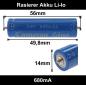 Preview: Akku ES8801 | ES8807 | ES-LC20 | ES-LC50 | ES-LC60 Lithium 680mA