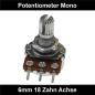 Preview: 220k Ohm Poti Mono lin Potentiometer 6mm Achslänge 9mm Drehpotentiometer Regler