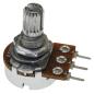 Preview: 220k Ohm Poti Mono lin Potentiometer 6mm Achslänge 9mm Drehpotentiometer Regler