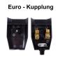 Preview: Euro Kupplung mit Schraubanschluss Farbe Schwarz