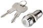 Preview: Schlüsselschalter 19mm 1xEin 2Pins / Lötkontakte incl.2 Schlüssel Stabile Ausführung