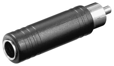6,35mm Mono Klinkenstecker zu Cinchstecker