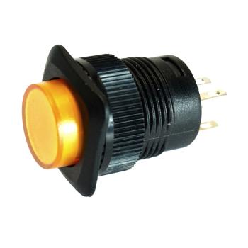 Drucktaster Klingeltaster mit LED Beleuchtung Orange Beleuchtet Typ R1394