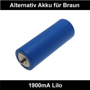 Ersatz Akku 1900mA LiIo für Braun Series  9 Rasierer