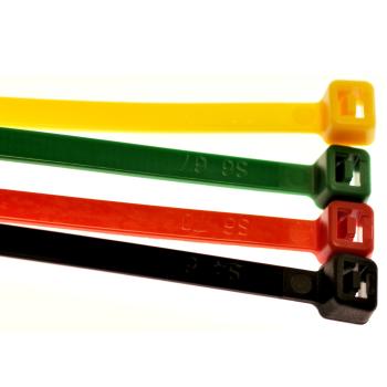 Kabelbinder Farbig 50 Stück 200x4,8mm Rot Gelb Grün Blau Schwarz