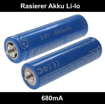 Panasonic Rasierer ES-8243 ES8249 ES8813 ES8901 Ersatzakku 680mA Li-Io Akku