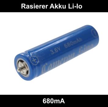 Rasierer Akku für Panasonic ES-RF31, ES-RF41 WES8176L2508 680mA Rasiererakku