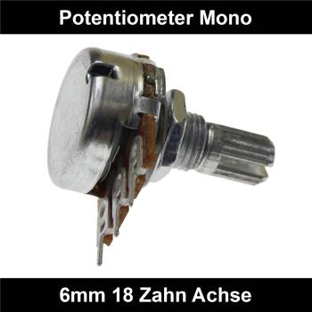 2,2k Ohm Poti Mono lin Potentiometer 6mm Achslänge 9mm Drehpotentiometer Regler