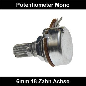 1k Ohm Poti Mono lin Potentiometer 6mm Achslänge 9mm Drehpotentiometer Regler