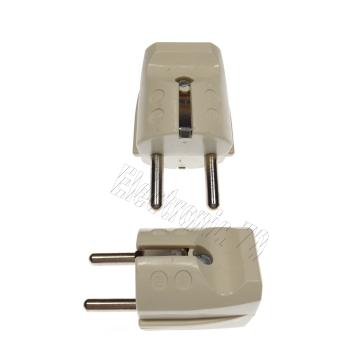 Netz Stecker Weiss Schutzkontakt-Stecker