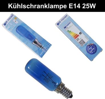 Kühlschranklampe E14 25W Blau