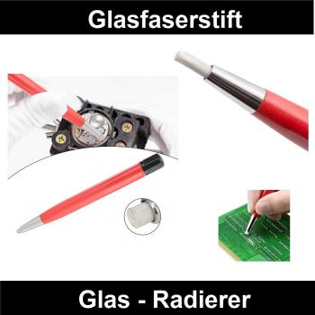 Glasfaserstift Glasradierer Glaspinsel