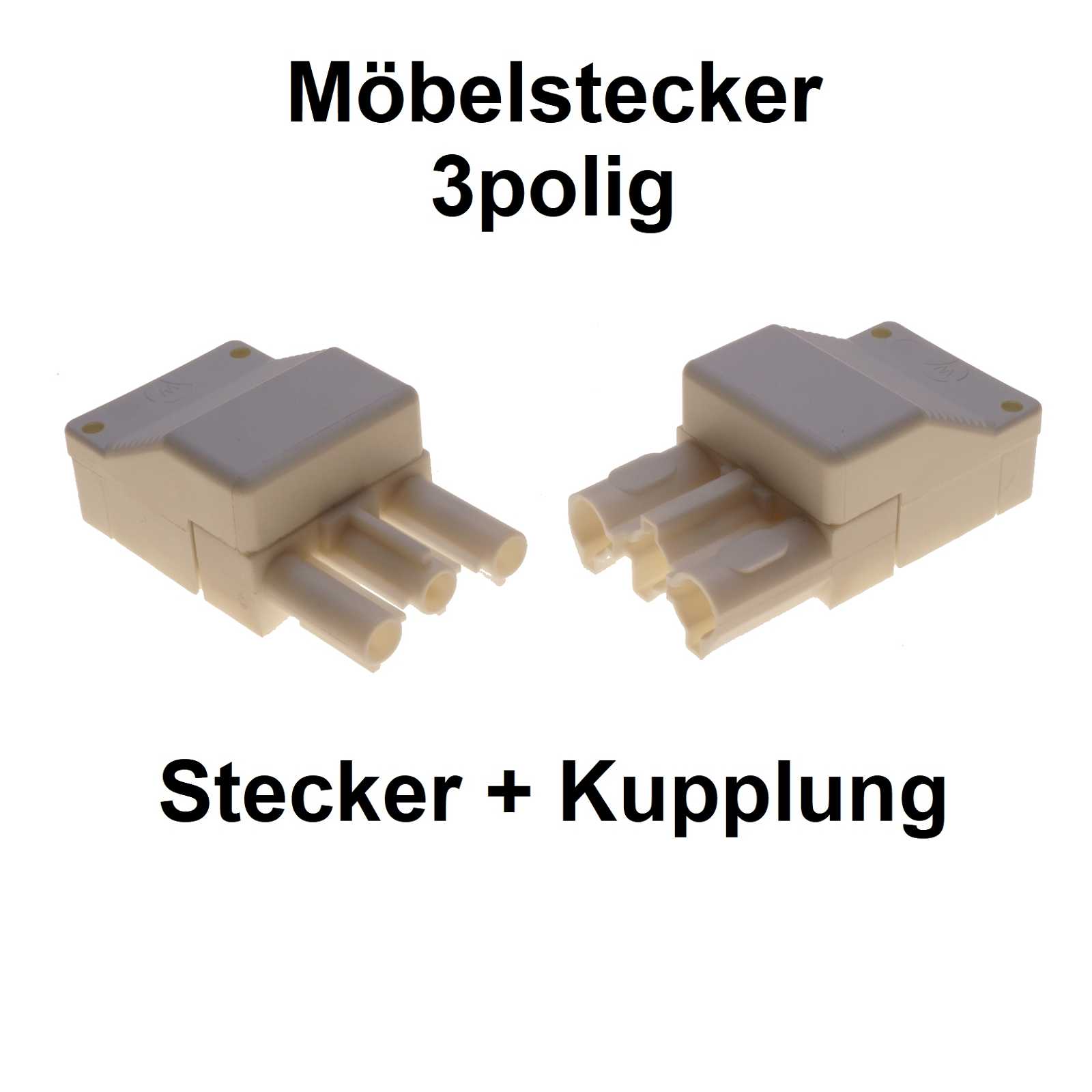  Schnellmontage Stecker Set Stecker + Kupplung