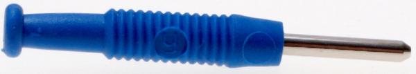 2mm Mini Stecker Hirschmann MST 3 Blau Labor-Bananenstecker