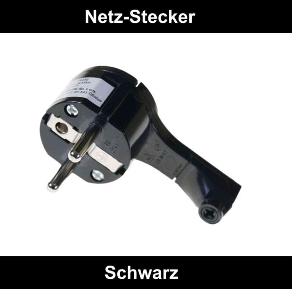 Flachstecker Winkelstecker Schutzkontaktstecker sehr flach in Schwarz oder Weiß