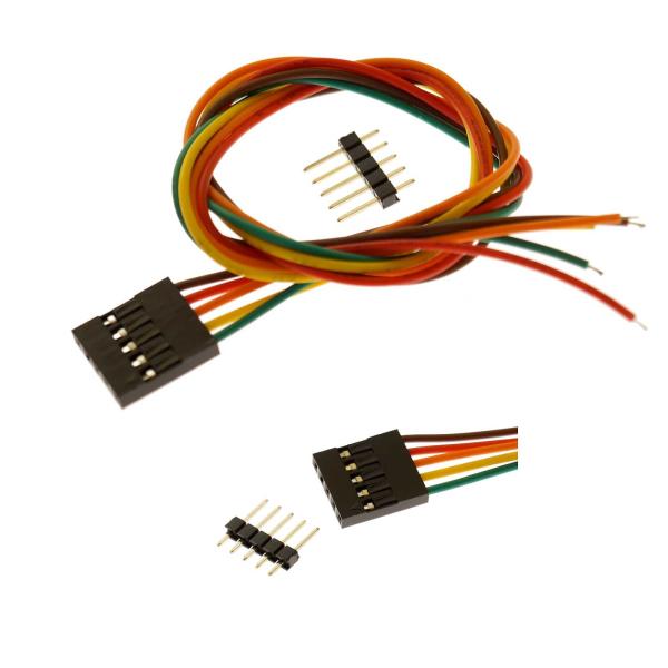 Platinen Stecker mit Kabel 2fach - 5fach