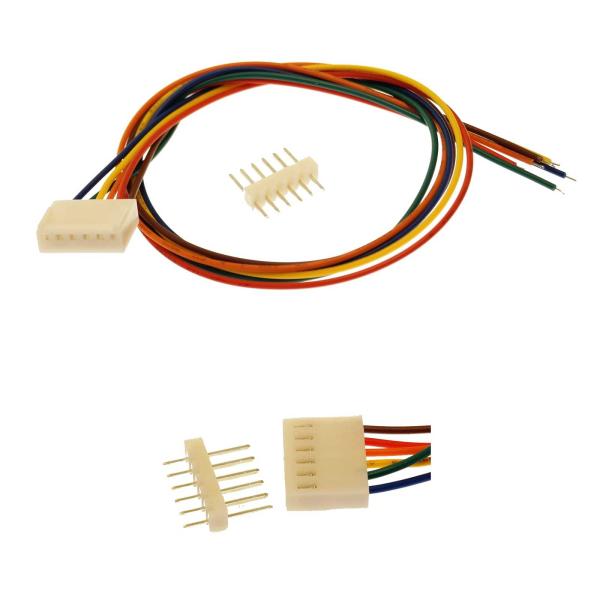 Platinen Stecker mit Kabel 2fach - 8fach