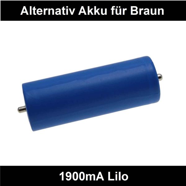 Ersatz Akku 1900mA LiIo für Braun Series  9 Epilierer