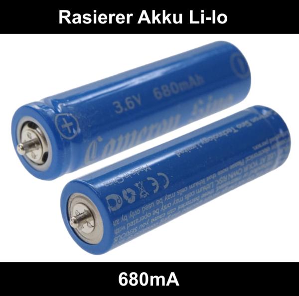 Panasonic Rasierer ES-8243 ES8249 ES8813 ES8901 Ersatzakku 680mA Li-Io Akku