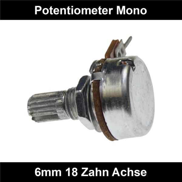 220k Ohm Poti Mono lin Potentiometer 6mm Achslänge 9mm Drehpotentiometer Regler